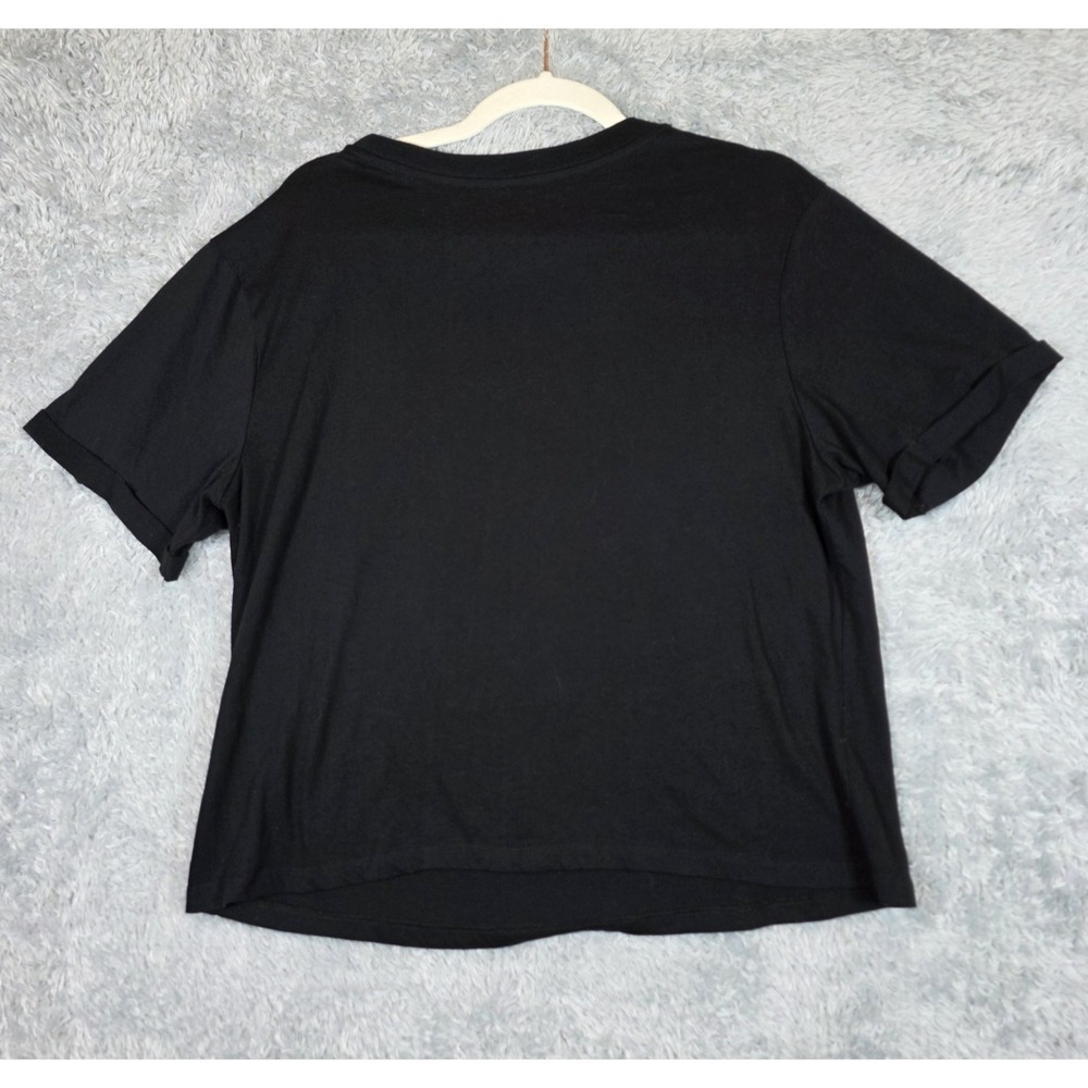 Zoe + Liv Black Cat Graphic Tee Shirt Textured 3D Chenille Headband Plus Sz XXL - Picture 2 of 6